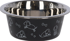 Hundskål Black With Motive