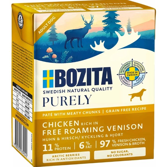 Bozita Purely Tetra Pate Venison 370Gr