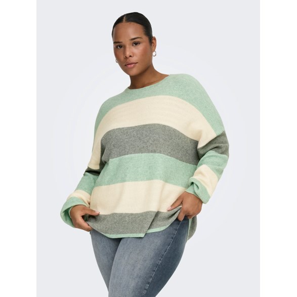 Caratia L/S Stripe Pullov Knit