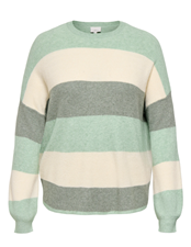 Caratia L/S Stripe Pullov Knit