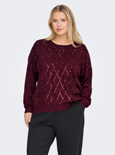 Carhalifax Ls Sequins Pullover Knit