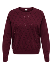 Carhalifax Ls Sequins Pullover Knit