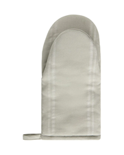 Icons Org Cotton Jacquard Star Mitten Sage Green/White