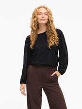 Viasta O-Neck L/S Top - Noos