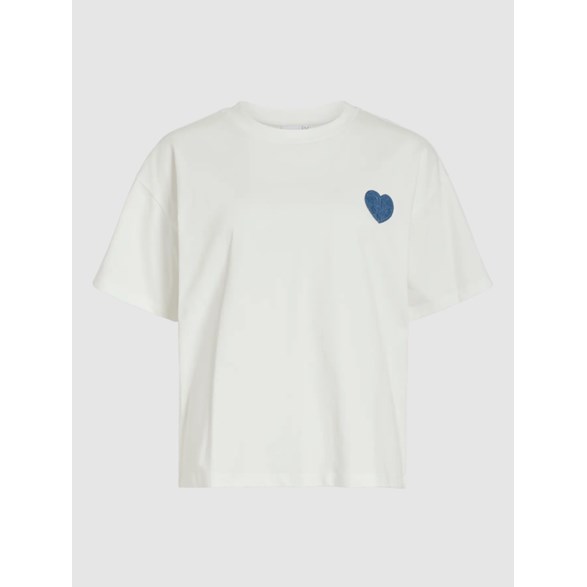 Vimonie Heart O-Neck S/S Top