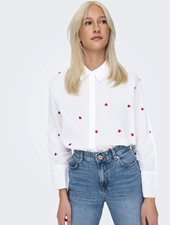 Onlnew Lina Grace Ls Emb Shirt