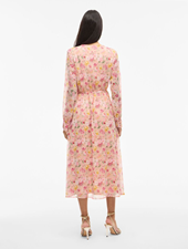 Vifalia V-Neck L/S Midi Dress - Noos/Dc