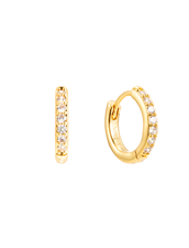 Verona Crystal Small Hoop