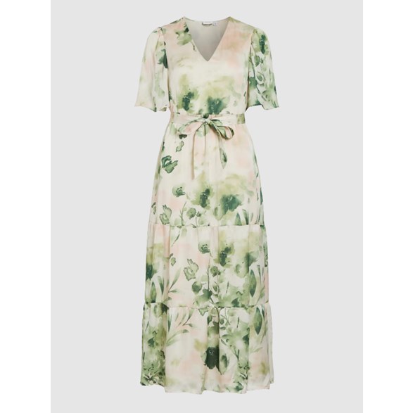 Vimolina V-Neck 2/4 Ankle Dress