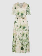 Vimolina V-Neck 2/4 Ankle Dress