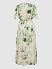 Vimolina V-Neck 2/4 Ankle Dress