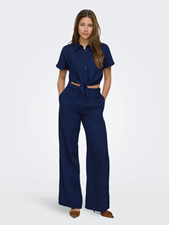 Onlleoni Seersucker Pull Up Pant