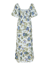 Viflola Square Neck 2/4 Ankle Dress