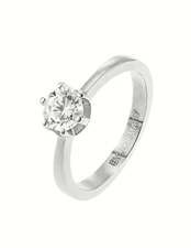 Classic Solitaire Stone Ring