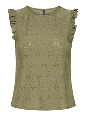 Onlsmilla Life S/L Frill Top