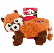 Hundleksak Kong Scampers Red Panda M 23X25,5X12cm