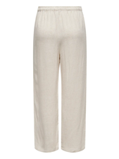 Onlsiesta Mw Pull-Up Linen Pant Moonbeam