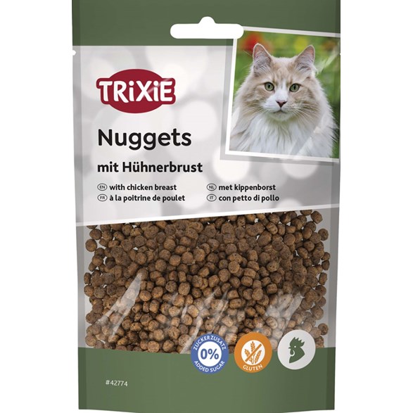 Kattgodis Nuggets Med Kycklingbröst 50Gr