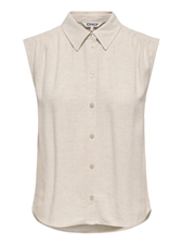 Onlsiesta S/L Linen Bl Shirt