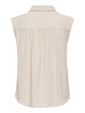 Onlsiesta S/L Linen Bl Shirt