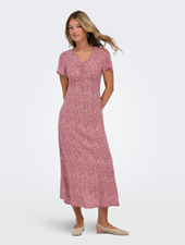 Onlancona Ss V-Neck Dress
