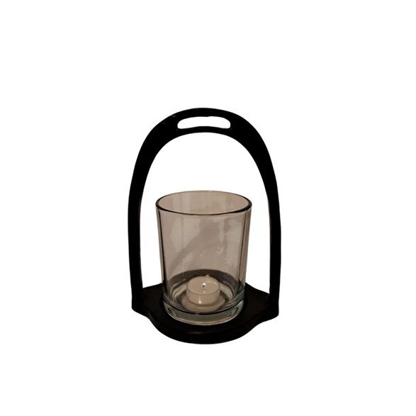 Candleholder Stirrup L Matt Black