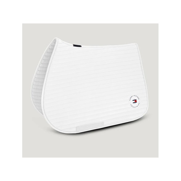 Upstate Jumping Saddle Pad Full Optic White
