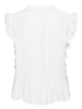 Onlhenny S/L Frill Button Top