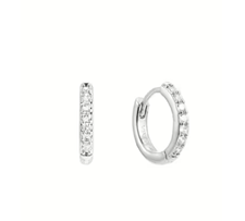 Verona Crystal Small Hoop