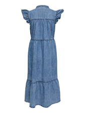 Onlshania S/L Frill Maxi Dnm Dress