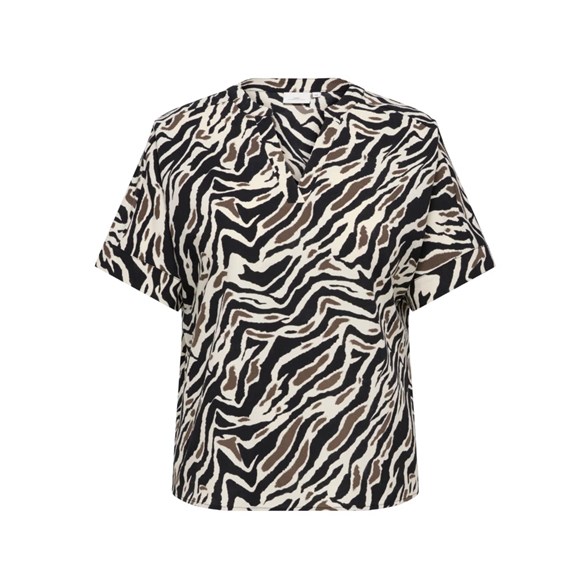 Carelite S/S V-Neck Fold-Up Top