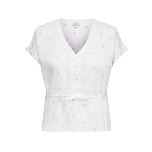 Carcuna S/S Emb String Top