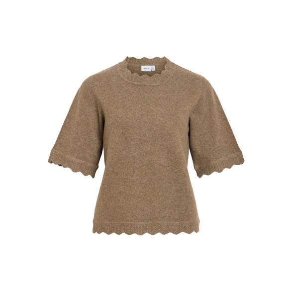 Vinikolina O-Neck 2/4 Knit Top