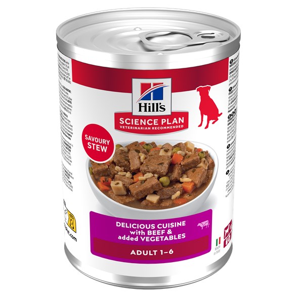 Hills Canine Adult Stew Beef & Veg 365Gr