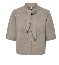 Onllana Ss Scarf Detail Cardi Knit Top