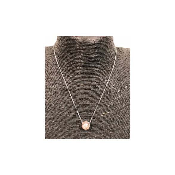 Halsband Kort Silver