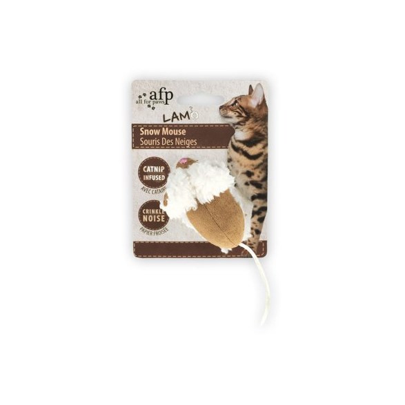 Kattleksak Snömus M Catnip 5 Cm