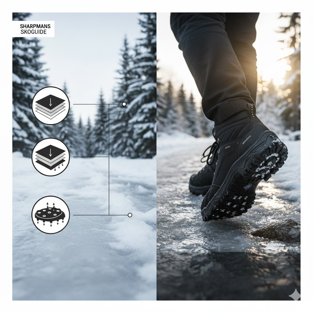 Dubbskor herr – säkert grepp och komfort för vinterterräng