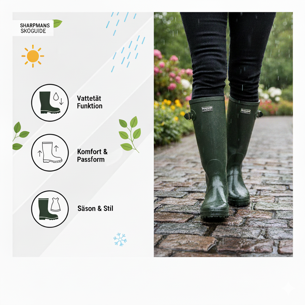 Gummistövlar dam – komfort och stil i alla väder