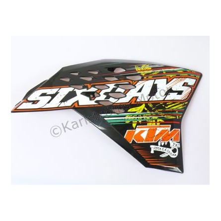 KTM BLACK SD 10 WITH DECAL. EXC/EXC-F 125-530 2008-2011  SX/SX-F 2007-2010.