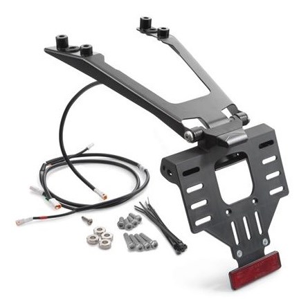 LICENCE PLATE HOLDER SUPPORT, HQV VITPILEN/SVARTPILEN 401 18-19