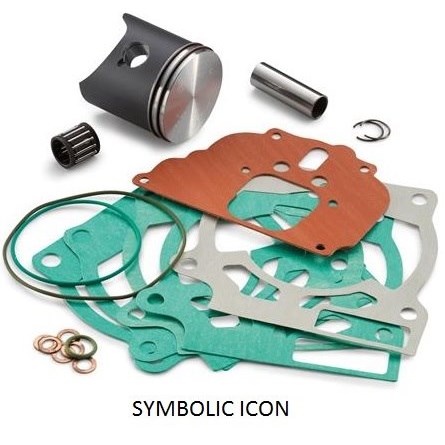 PISTON KIT KLASS II, KTM EXC-F 450 20-21, HQV FE 450 20-21