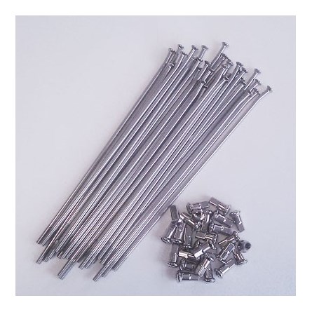 "Zeta Wheel Spoke set 19"" OEM hub, Stainless, KTM 85"