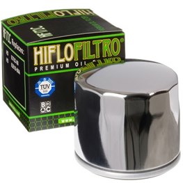 HIFLO Oljefilter Krom HF172C, Harley Davidson