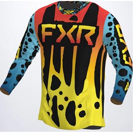 FXR UNGDOM PODIUM MX JERSEY DART FROG