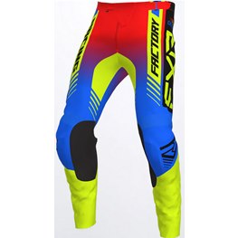 FXR UNGDOM CLUTCH PRO MX PANT PRO BLUE/HIVIS/RED