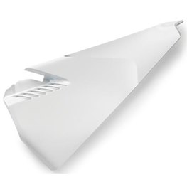 AIR FILTER COVER (Optimized Air Flow) CERAMIC WHITE LEFT WHITE, HQV TC/FC 125-450 19-22, TE/FE 20-22