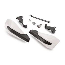 HANDGUARD KIT CPL WHITE/BLACK (Only mountable with Magura brake system!), HQV TE/FE 18-21, TX 125 18-19