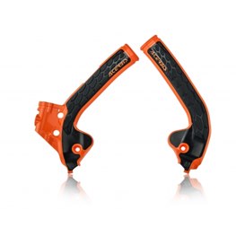 ACERBIS FRAME GUARD X-GRIP ORANGE, KTM SX 85 18->, HQV TC 85 18->