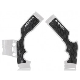 ACERBIS FRAME GUARD X-GRIP WHITE, KTM SX 65 16->, HQV TC 65 16->